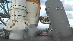 Artemis I Wet Dress Rehearsal - Engines Gimballing - OTV Footage